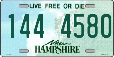 NH license plate 1444580