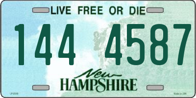 NH license plate 1444587