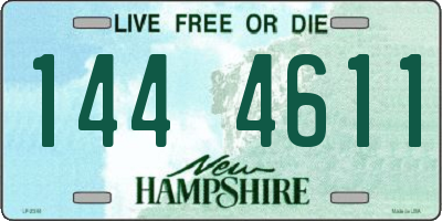 NH license plate 1444611
