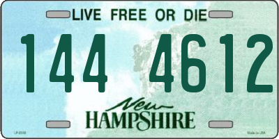 NH license plate 1444612