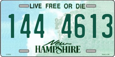 NH license plate 1444613