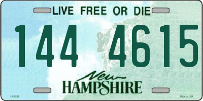 NH license plate 1444615