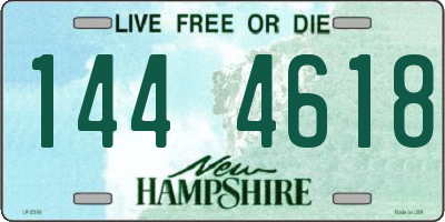 NH license plate 1444618
