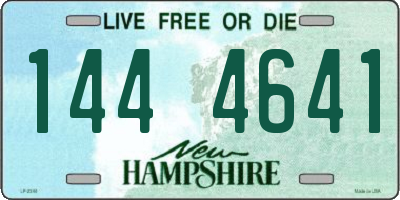 NH license plate 1444641