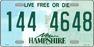 NH license plate 1444648