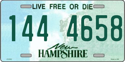 NH license plate 1444658