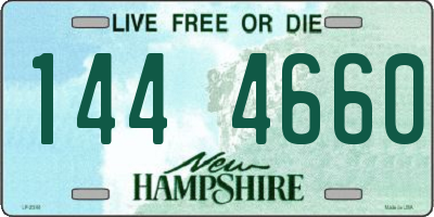 NH license plate 1444660
