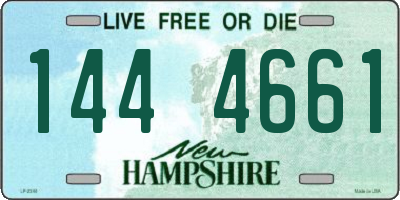 NH license plate 1444661