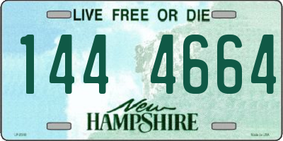 NH license plate 1444664