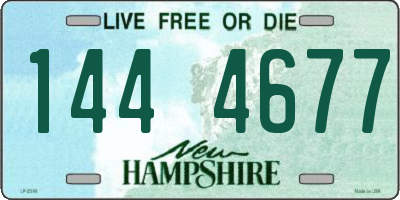 NH license plate 1444677