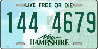 NH license plate 1444679