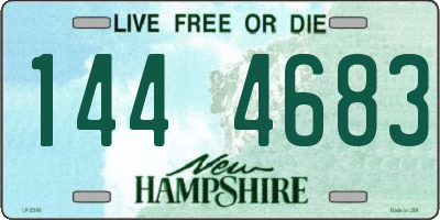 NH license plate 1444683