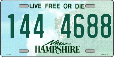 NH license plate 1444688