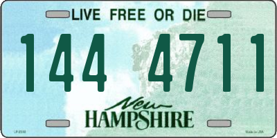 NH license plate 1444711