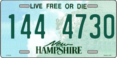 NH license plate 1444730