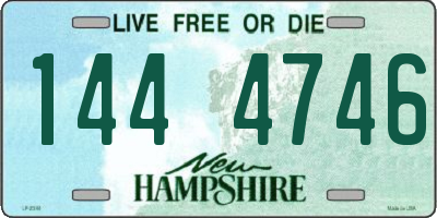 NH license plate 1444746