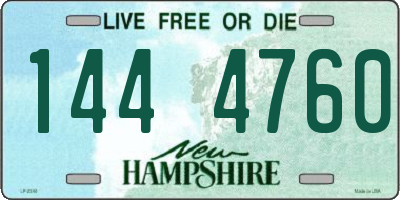 NH license plate 1444760