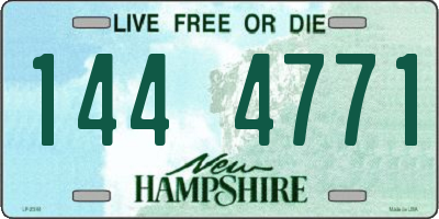 NH license plate 1444771