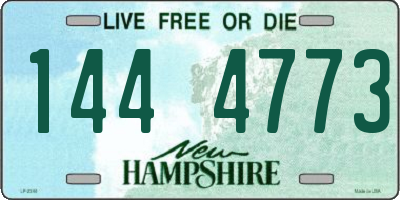 NH license plate 1444773