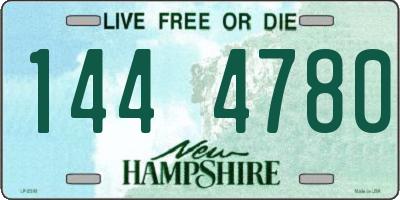 NH license plate 1444780