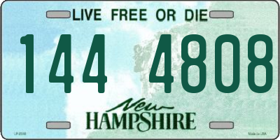 NH license plate 1444808