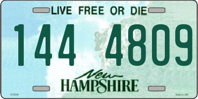 NH license plate 1444809