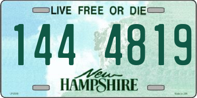 NH license plate 1444819