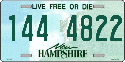 NH license plate 1444822