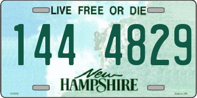 NH license plate 1444829
