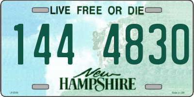 NH license plate 1444830