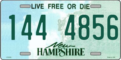NH license plate 1444856
