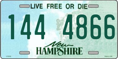 NH license plate 1444866
