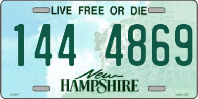 NH license plate 1444869