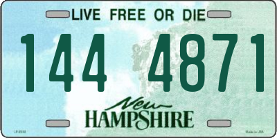 NH license plate 1444871