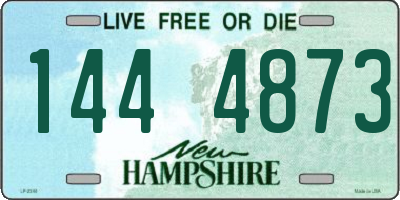 NH license plate 1444873