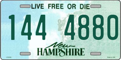 NH license plate 1444880