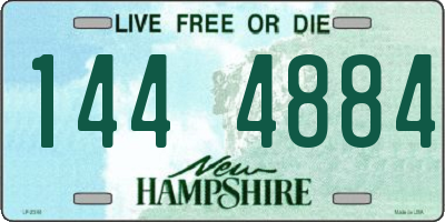 NH license plate 1444884
