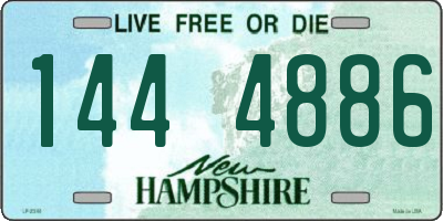 NH license plate 1444886