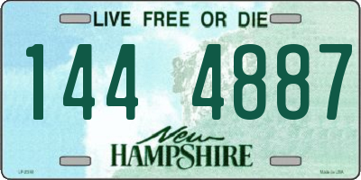 NH license plate 1444887