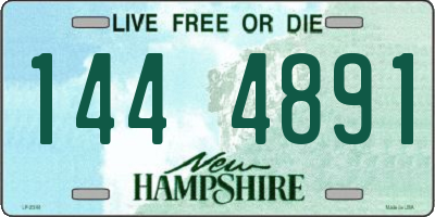 NH license plate 1444891