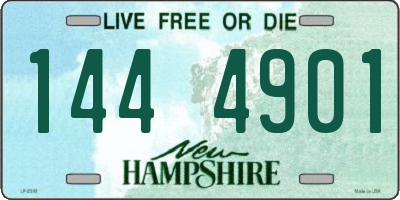 NH license plate 1444901
