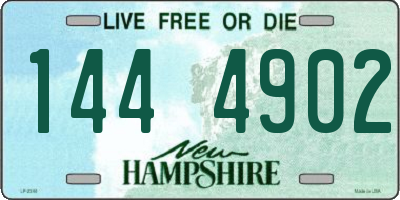 NH license plate 1444902
