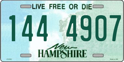NH license plate 1444907