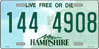 NH license plate 1444908