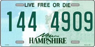 NH license plate 1444909