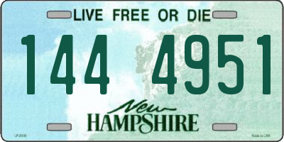 NH license plate 1444951