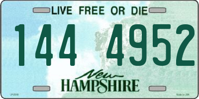 NH license plate 1444952