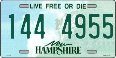NH license plate 1444955