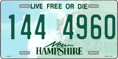 NH license plate 1444960