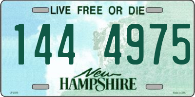 NH license plate 1444975
